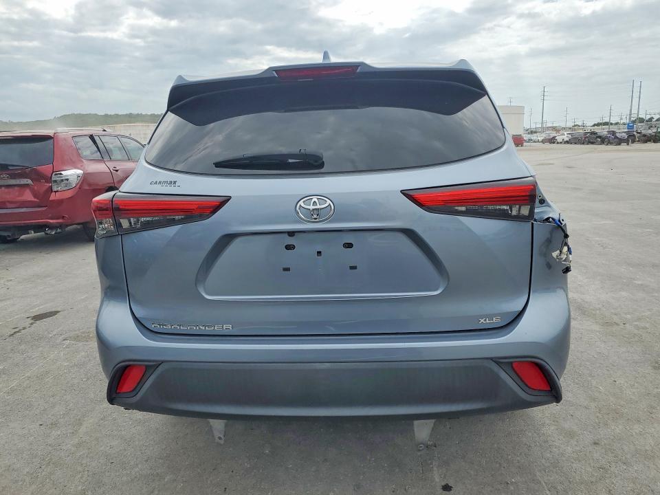 2021 Toyt Highlander VIN 5TDGZRAH2MS048227 COPART salvage auction — SIDE, OK - CERT OF TITLE-SALVAGE, sold $10,600 on 2026-07-22 (photo 6)