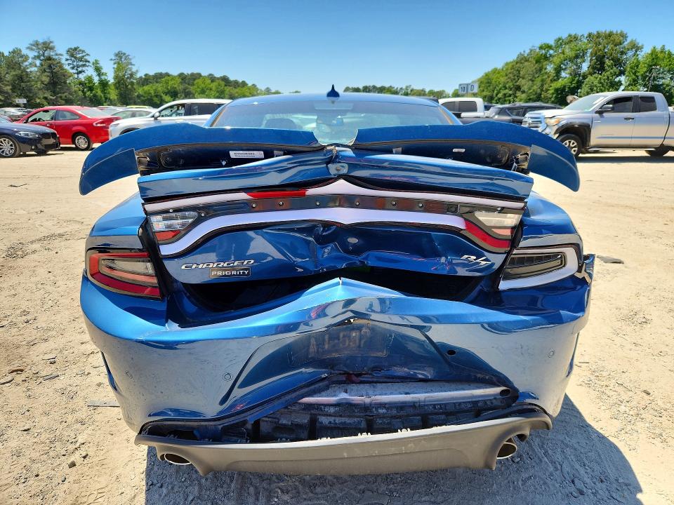 2021 Dodge Charger VIN 2C3CDXCT7MH565058 COPART salvage auction — REAR END, Va - Cert Of Title - Salvage, sold $5,800 on 2026-08-10 (photo 6)