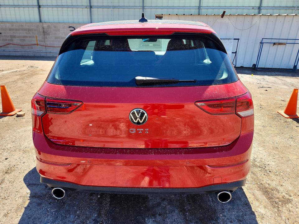 2024 Volkswagen Gti VIN WVWHA7CD8RW230385 COPART salvage auction — REAR END, Nm - Cert Of Title-Salvage, sold $7,500 on 2026-07-27 (photo 6)