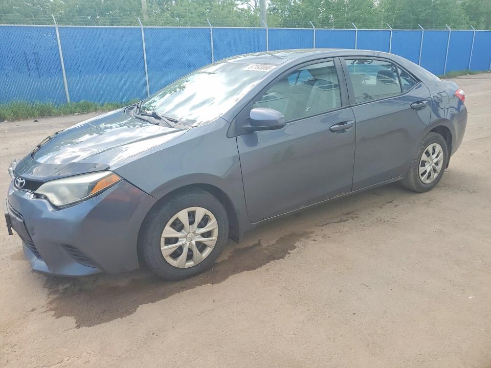 2014 Toyota Corolla VIN 2T1BPRHE3EC031443 COPART salvage auction — FRONT END, NS - CERT OF REGISTRATION, sold $2,850 on 2026-07-02 (photo 1)