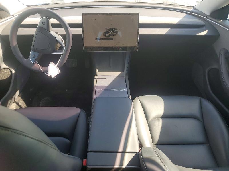 2025 Tesla Model 3 VIN 5YJ3E1EAXSF914640 COPART salvage auction — FRONT END, CA - SALVAGE CERTIFICATE, sold $10,300 on 2026-07-28 (photo 8)