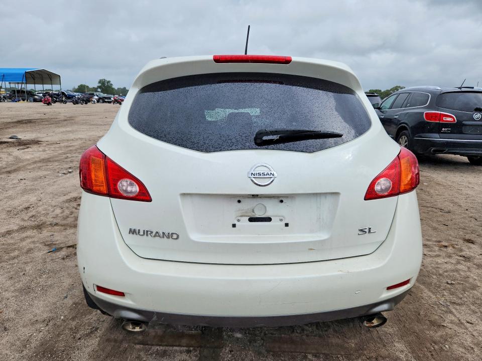2009 Nissan Murano VIN JN8AZ18UX9W026238 COPART salvage auction — FRONT END, AL - CERT OF TITLE-SALVAGE TITLE, sold $225 on 2026-07-30 (photo 6)