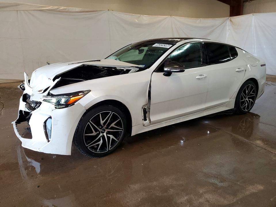 2022 Kia Stinger VIN KNAE35LD2N6117833 COPART salvage auction — ALL OVER, TX - CERTIFICATE OF TITLE, sold $3,450 on 2026-07-23 (photo 1)