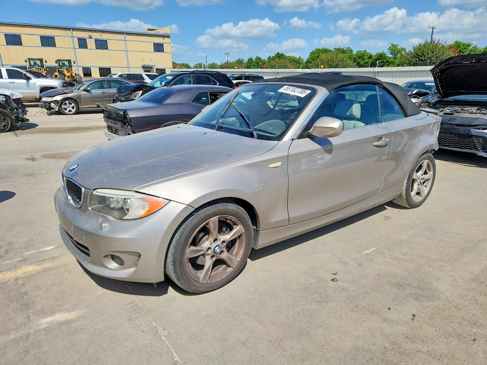 2012 BMW 1er VIN WBAUL7C56CVM83426 COPART salvage auction — REAR END, TX - SALVAGE VEHICLE TITLE, sold $600 on 2026-07-13 (photo 1)