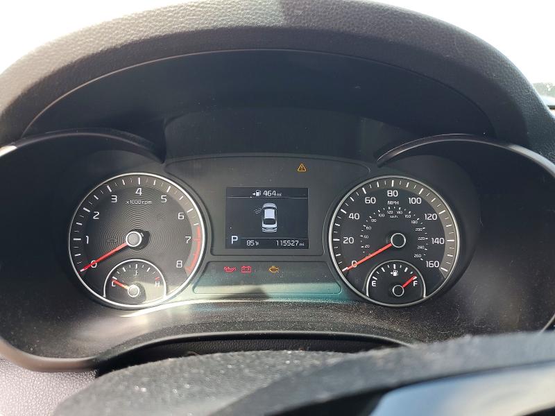 2019 Kia Optima VIN 5XXGT4L35KG363950 COPART salvage auction — FRONT END, Tx - Salvage Vehicle Title, sold $1,750 on 2026-07-13 (photo 9)