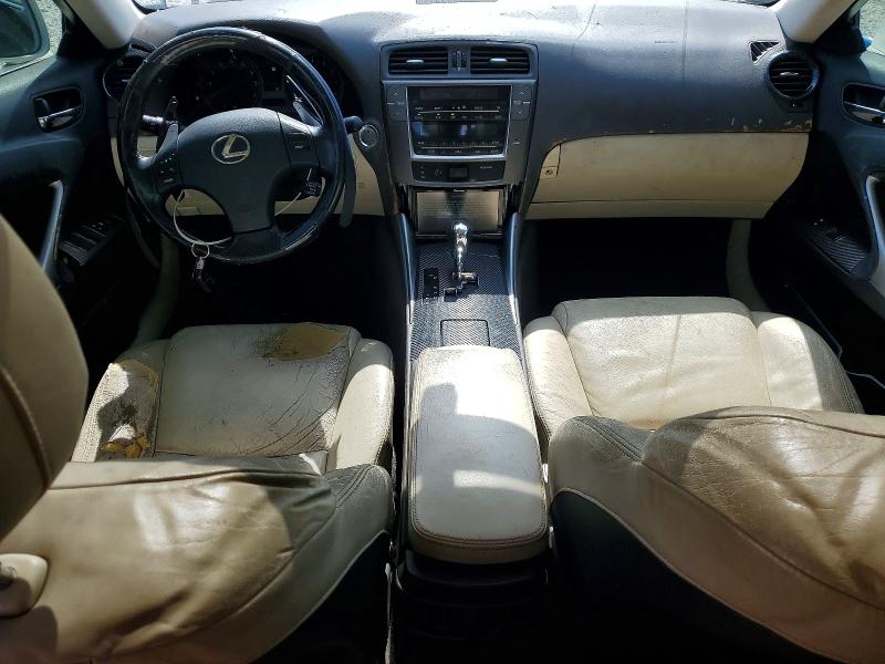 2009 Lexus Is 250 VIN JTHBK262395087978 COPART salvage auction — REAR END, FL - CERT OF TITLE SLVG REBUILDABLE, sold $400 on 2026-07-24 (photo 8)