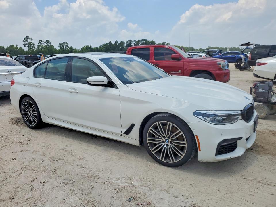2020 BMW 5er VIN WBAJR3C07LCD55337 COPART salvage auction — WATER/FLOOD, Tx - Salvage Title-Flood Damage, sold $10,400 on 2026-07-07 (photo 4)
