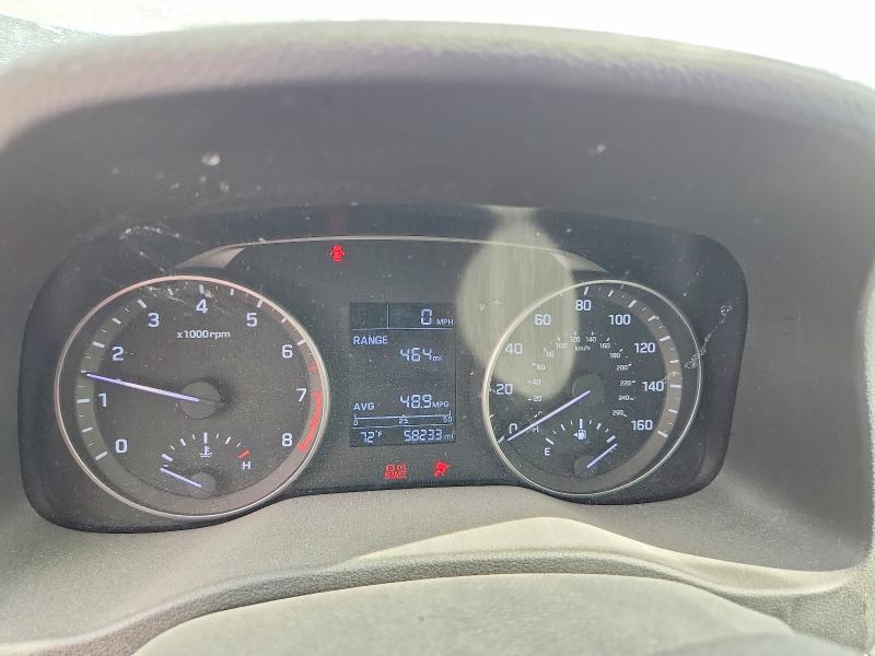 2017 Hyundai Elantra VIN 5NPD74LF0HH039884 COPART salvage auction — FRONT END, MI - CERTIFICATE OF TITLE, sold $900 on 2026-07-09 (photo 9)