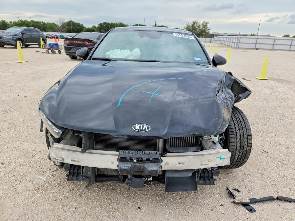 2021 Kia K5 VIN 5XXG64J25MG037652 COPART salvage auction — FRONT END, TX - SALVAGE VEHICLE TITLE (P), sold $2,400 on 2026-07-16 (photo 5)