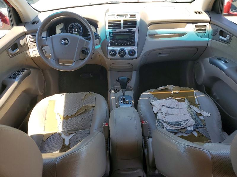 2005 Kia Sportage VIN KNDJE723457107833 COPART salvage auction — REAR END, Ca - Salvage Certificate, sold $350 on 2026-07-21 (photo 8)