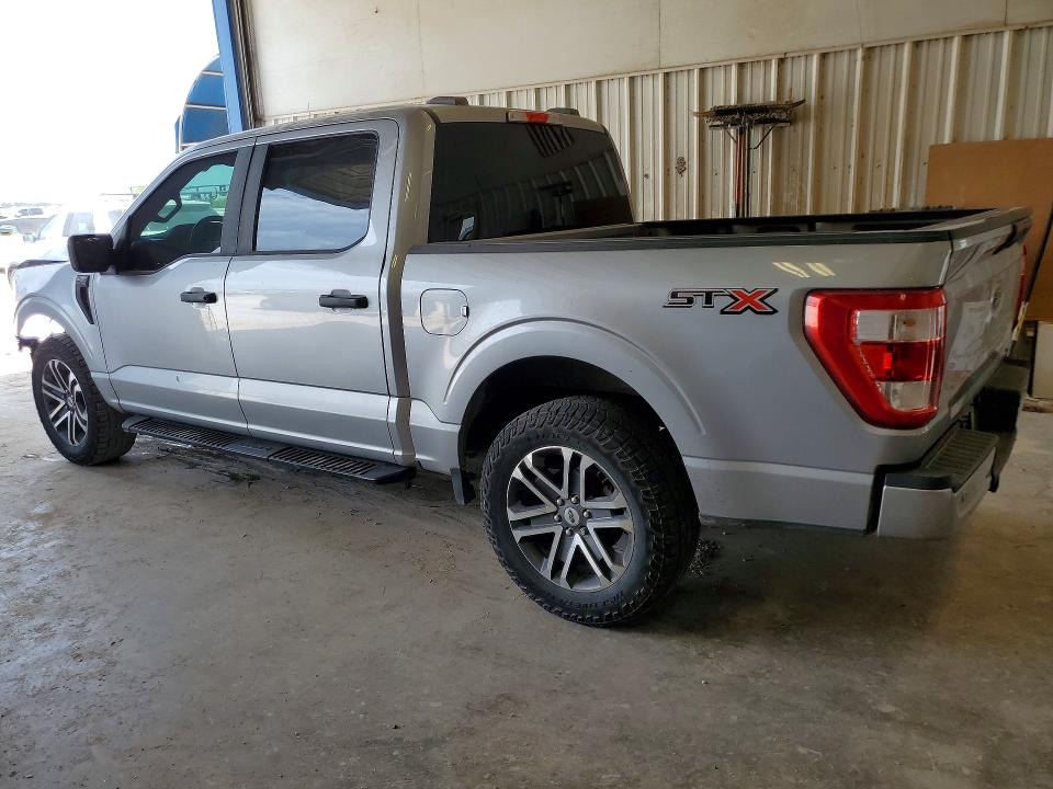 2021 Ford F-150 VIN 1FTEW1CP1MKD48127 COPART salvage auction — FRONT END, Tx - Salvage Vehicle Title, sold $8,900 on 2026-07-31 (photo 2)