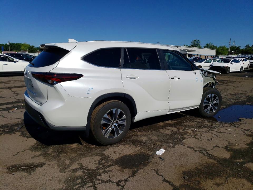 2024 Toyota Highlander VIN 5TDKDRBH0RS564536 COPART salvage auction — FRONT END, Ct - Cert Of Title-Salvage, sold $3,200 on 2026-07-24 (photo 3)