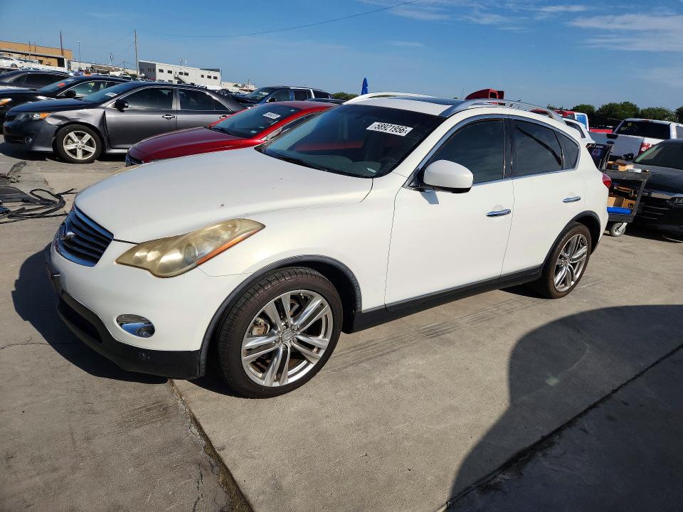 2011 Infiniti Ex VIN JN1AJ0HP3BM801054 COPART salvage auction — WATER/FLOOD, TX - SALVAGE TITLE-FLOOD DAMAGE, sold $1,200 on 2026-07-23 (photo 1)