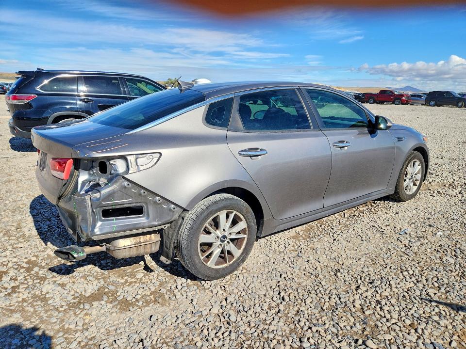 2016 Kia Optima VIN 5XXGT4L37GG078724 COPART salvage auction — REAR END, Ut - Salvage Certificate, sold $1,350 on 2026-07-31 (photo 3)