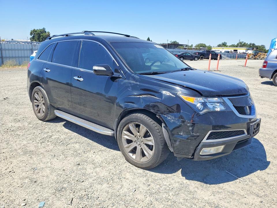2012 Acura Mdx VIN 2HNYD2H81CH525740 COPART salvage auction — FRONT END, Ca - Salvage Certificate, sold $1,900 on 2026-07-02 (photo 4)