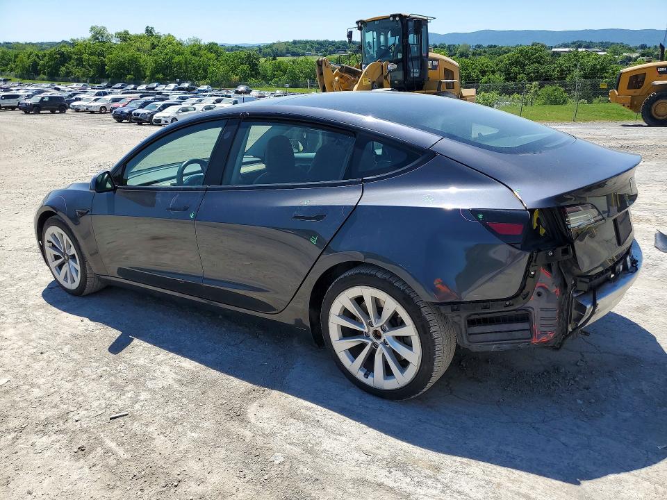 2022 Tesla VIN 5YJ3E1EB5NF185136 COPART salvage auction — REAR END, Pa - Certificate Of Salvage, sold $4,100 on 2026-07-24 (photo 2)