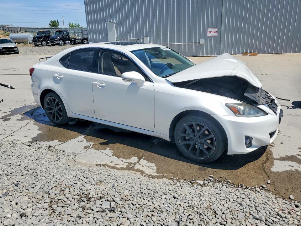2011 Lexus Is 250 VIN JTHCF5C27B5046306 COPART salvage auction — FRONT END, Nv - Salvage Title, sold $2,900 on 2026-07-30 (photo 4)