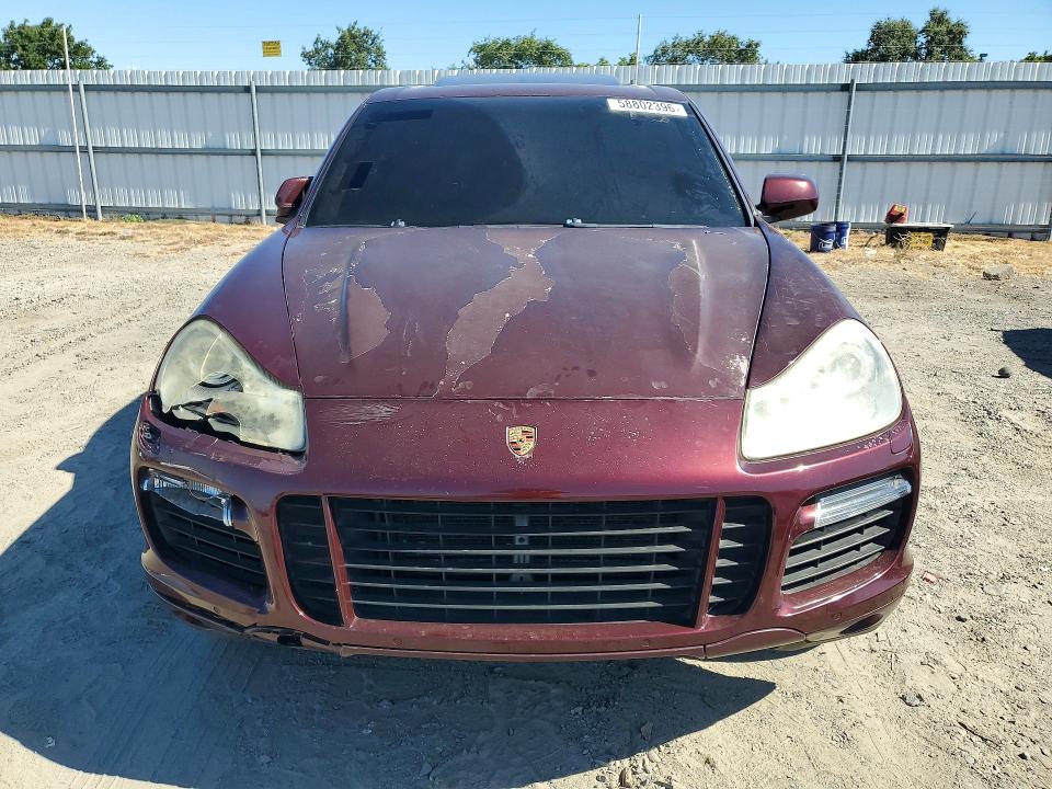 2008 Porsche Cayenne VIN WP1AC29P98LA91236 COPART salvage auction — REAR END, FL - DIS/DLR/EXP ONLY CLEAN TITLE, sold $2,750 on 2026-07-16 (photo 5)