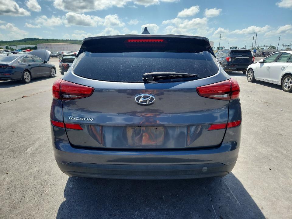 2019 Hyundai Tucson VIN KM8J23A43KU956534 COPART salvage auction — HAIL, Ok - Cert Of Title-Salvage, sold $3,550 on 2026-07-02 (photo 6)