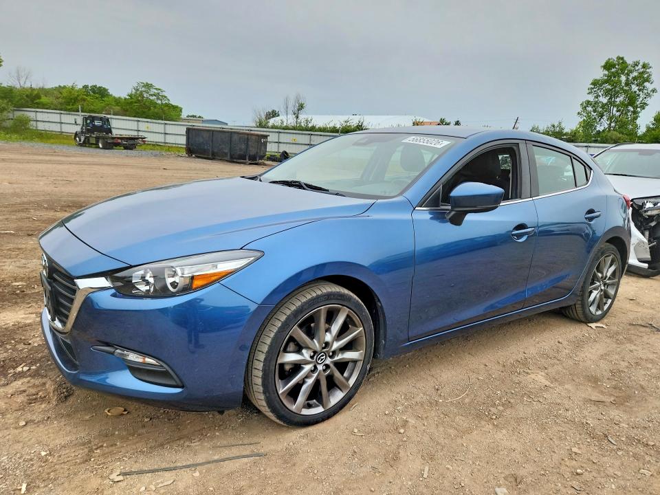 2018 Mazda 3 VIN 3MZBN1L35JM254840 COPART salvage auction — HAIL, OH - CERT OF TITLE-SALVAGE, sold $7,200 on 2026-07-09 (photo 1)