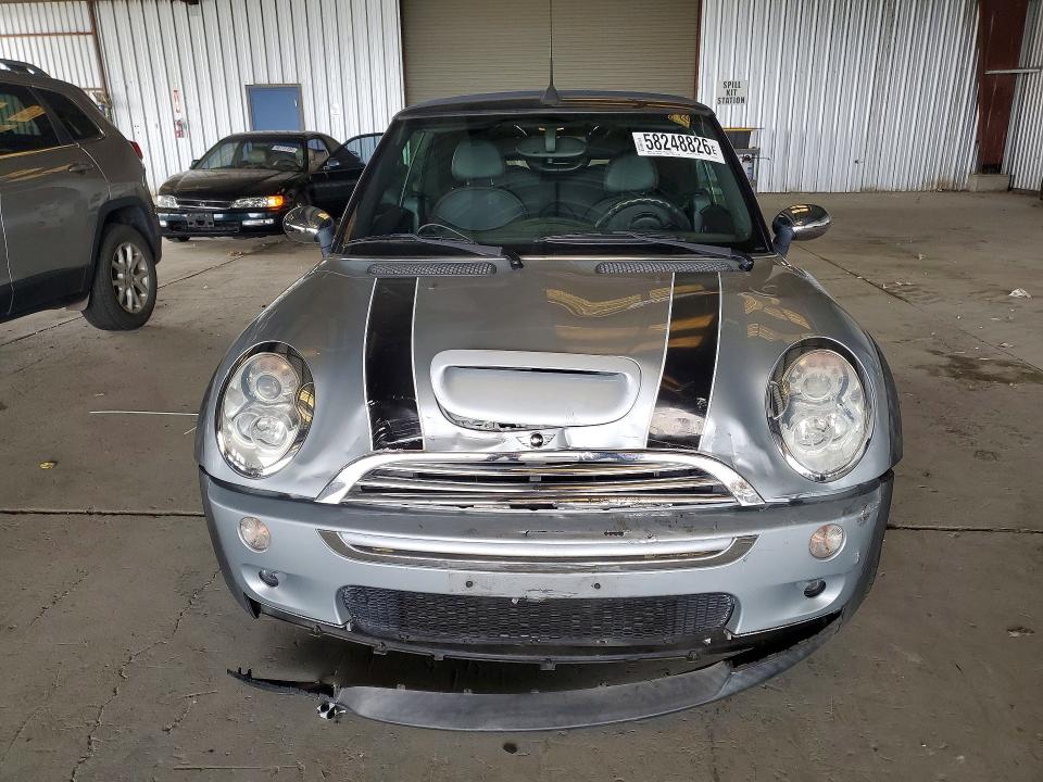 2005 Mini Cooper VIN WMWRH33475TK55148 COPART salvage auction — FRONT END, CA - SALVAGE CERTIFICATE, sold $575 on 2026-07-09 (photo 5)