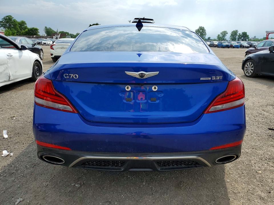 2019 Genesis G70 VIN KMTG54LE1KU010788 COPART salvage auction — FRONT END, On - Permit Salvage, sold $4,650 on 2026-07-16 (photo 6)