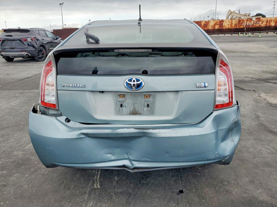 2015 Toyota Prius VIN JTDKN3DU9F1876688 COPART salvage auction — REAR END, Ca - Salvage Certificate, sold $1,600 on 2026-07-08 (photo 6)