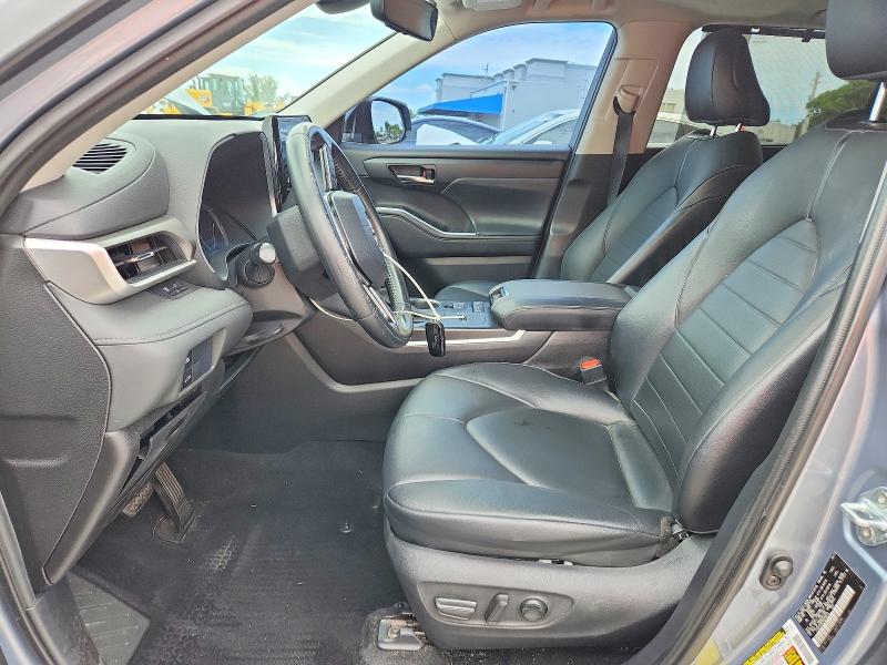 2021 Toyota Highlander VIN 5TDHZRAHXMS056919 COPART salvage auction — FRONT END, Salvage Title, sold $12,500 on 2026-07-20 (photo 7)