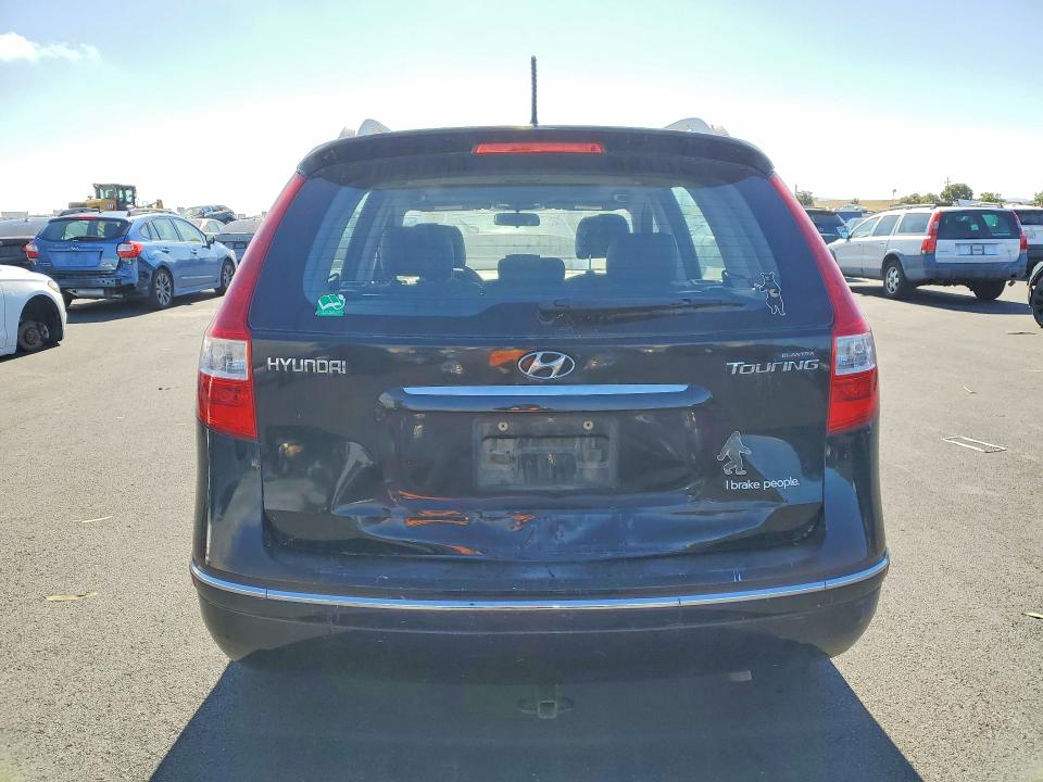 2011 Hyundai Elantra VIN KMHDC8AE3BU095226 COPART salvage auction — FRONT END, Ca - Salvage Certificate, sold $400 on 2026-07-06 (photo 6)