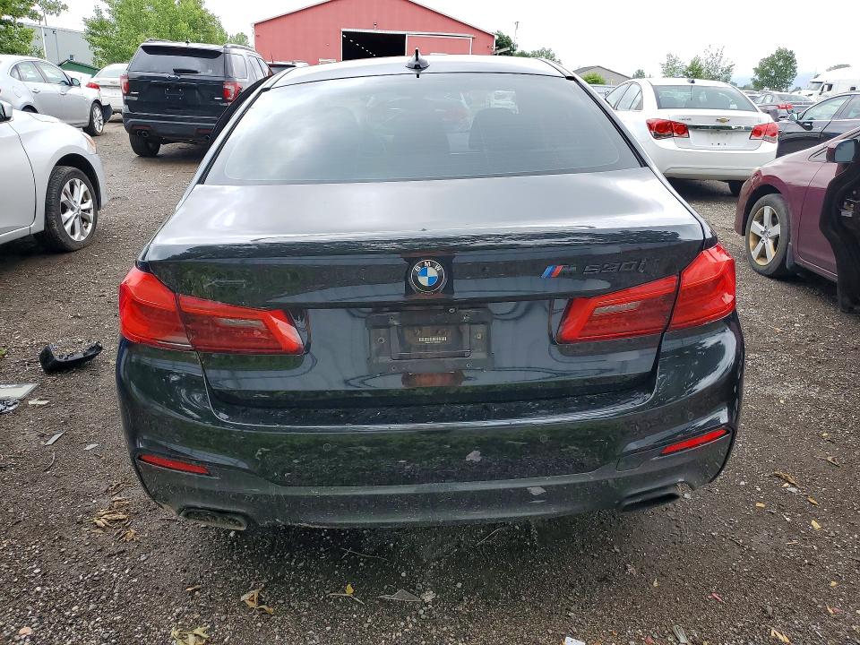 2017 BMW 5 series VIN WBAJA7C33HG905977 COPART salvage auction — SIDE, ON - PERMIT NO BRAND - UNFIT, sold $3,050 on 2026-07-23 (photo 6)