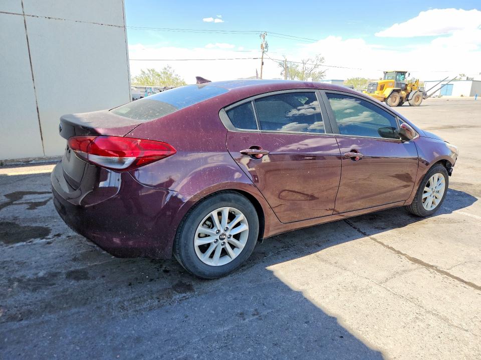 2017 Kia Forte VIN 3KPFL4A79HE014809 COPART salvage auction — FRONT END, Nm - Certificate Of Title, sold $1,100 on 2026-07-10 (photo 3)