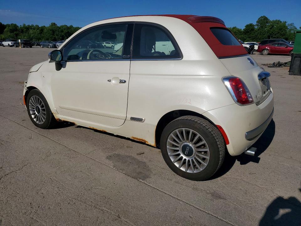 2014 Fiat 500 VIN 3C3CFFER0ET239973 COPART salvage auction — FRONT END, Pa - Certificate Of Salvage, sold $550 on 2026-07-09 (photo 2)
