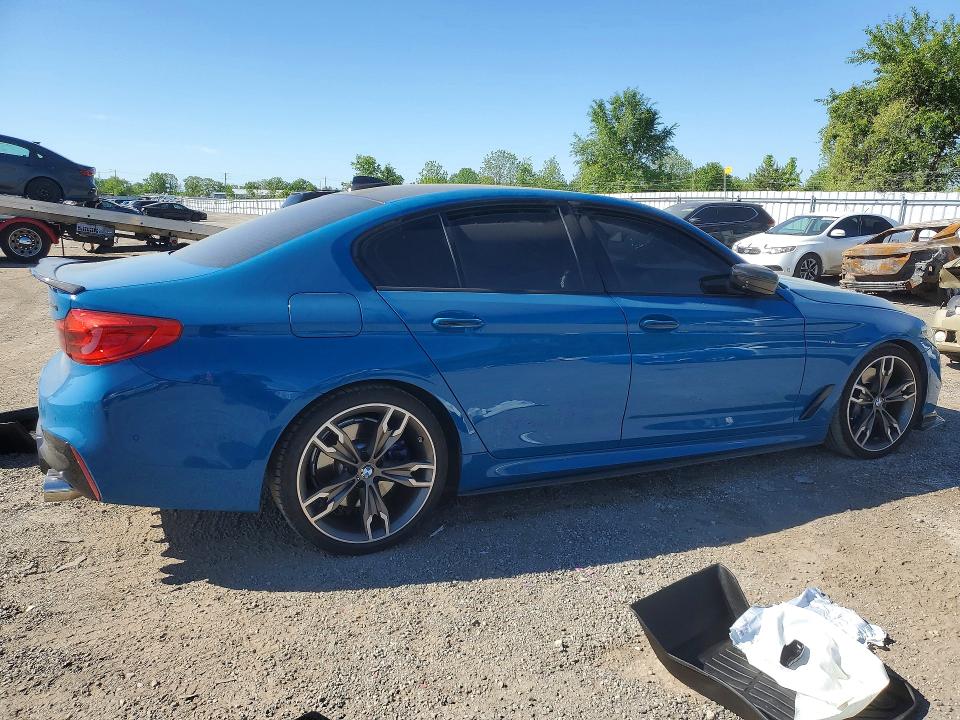2018 BMW M550i xdrive VIN WBAJB9C5XJB049719 COPART salvage auction — FRONT END, ON - PERMIT NO BRAND - UNFIT, sold $2,750 on 2026-07-21 (photo 3)