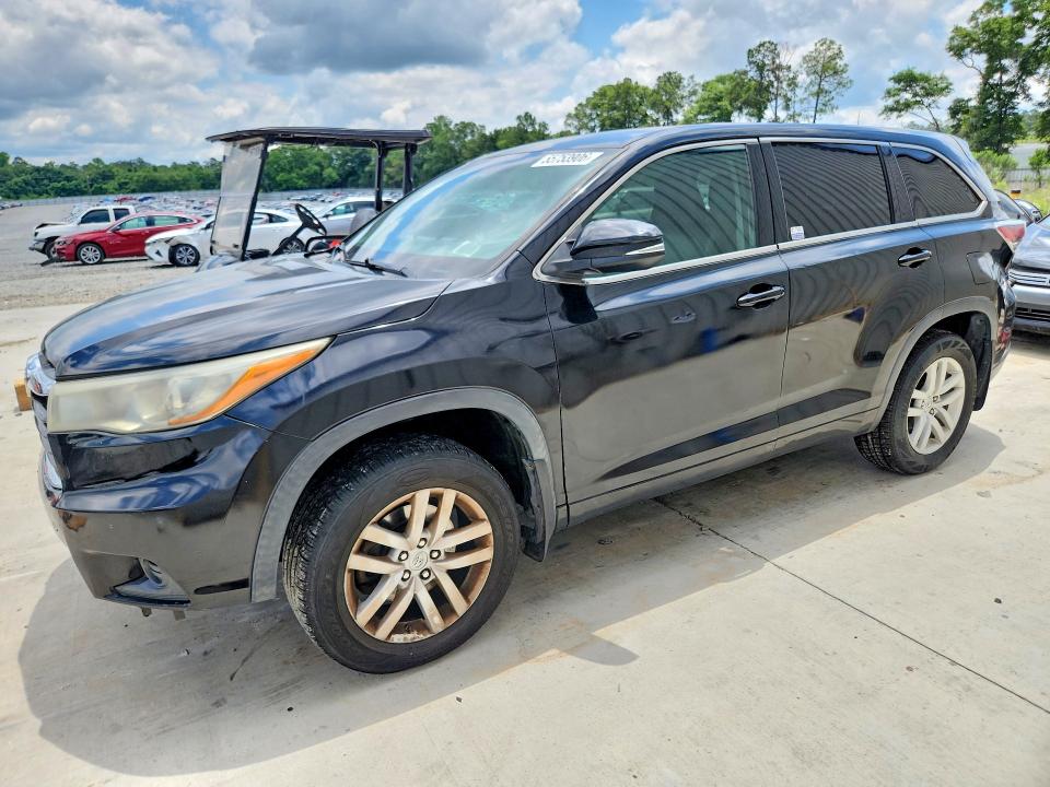 2015 Toyota VIN 5TDBKRFH4FS074256 COPART salvage auction — UNDERCARRIAGE, Ga - Cert Of Title-Salvage, sold $4,150 on 2026-07-23 (photo 1)