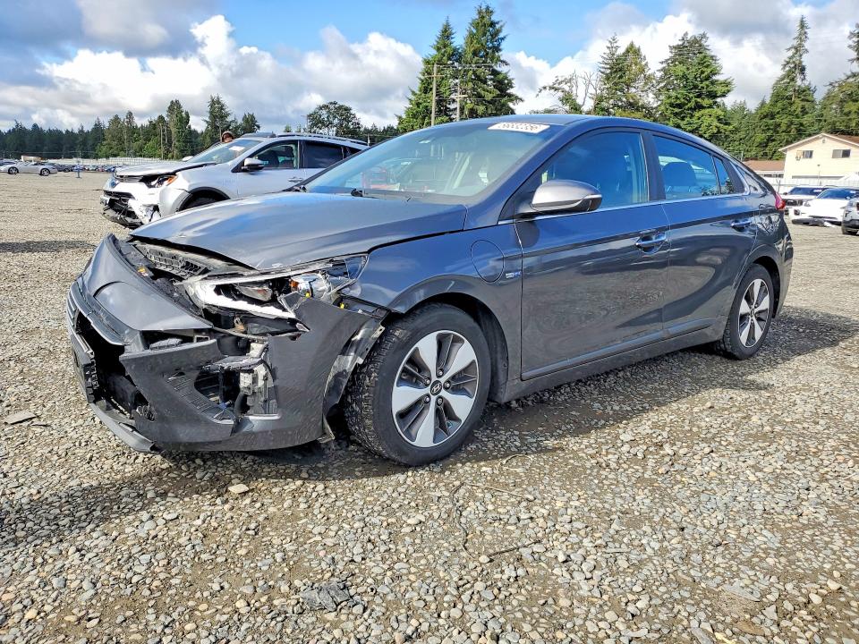 2019 Hyundai Ioniq VIN KMHC75LD3KU107927 COPART salvage auction — FRONT END, Wa - Bill Of Sale, sold $2,450 on 2026-07-17 (photo 1)