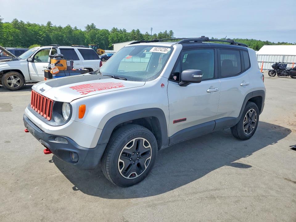 2017 Jeep Renegade VIN ZACCJBCB6HPE90677 COPART salvage auction — FRONT END, Me - Cert Of Title-Salvage Collisio, sold $1,800 on 2026-07-15 (photo 1)