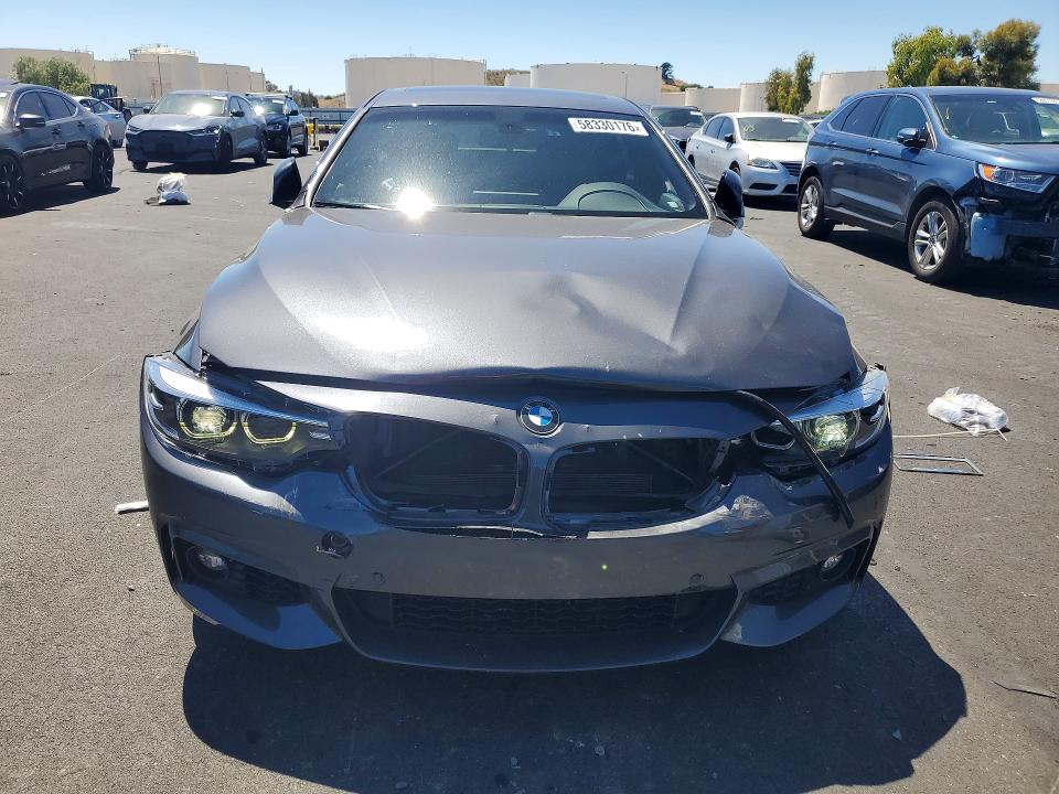 2018 BMW 4 series VIN WBA4J5C59JBF06337 COPART salvage auction — FRONT END, CA - SALVAGE CERTIFICATE, sold $11,400 on 2026-08-17 (photo 5)