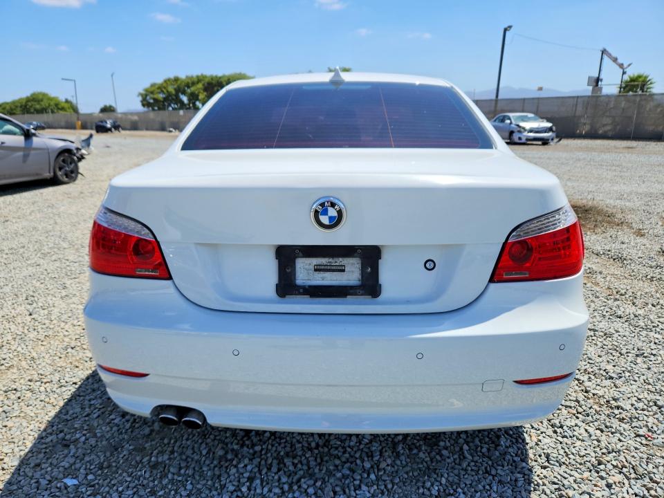 2008 BMW 5er VIN WBANU53548CT11940 COPART salvage auction — FRONT END, Ca - Salvage Certificate, sold $125 on 2026-07-21 (photo 6)
