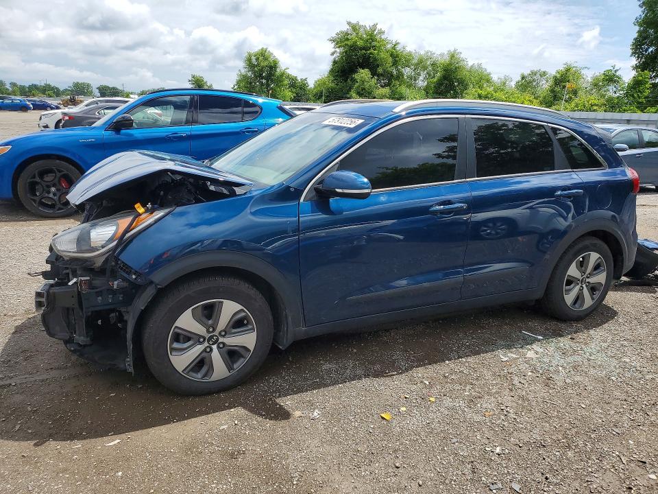 2018 Kia Niro VIN KNDCC3LC3J5213007 COPART salvage auction — FRONT END, On - Permit Salvage, sold $750 on 2026-07-14 (photo 1)
