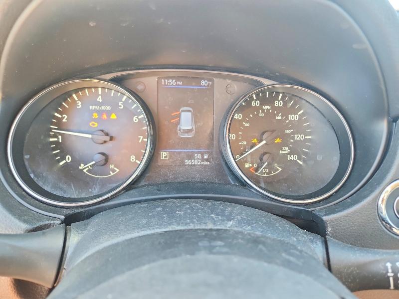 2020 Nissan Rogue VIN KNMAT2MT3LP502878 COPART salvage auction — FRONT END, IL - SALVAGE CERTIFICATE, sold $3,900 on 2026-07-28 (photo 9)