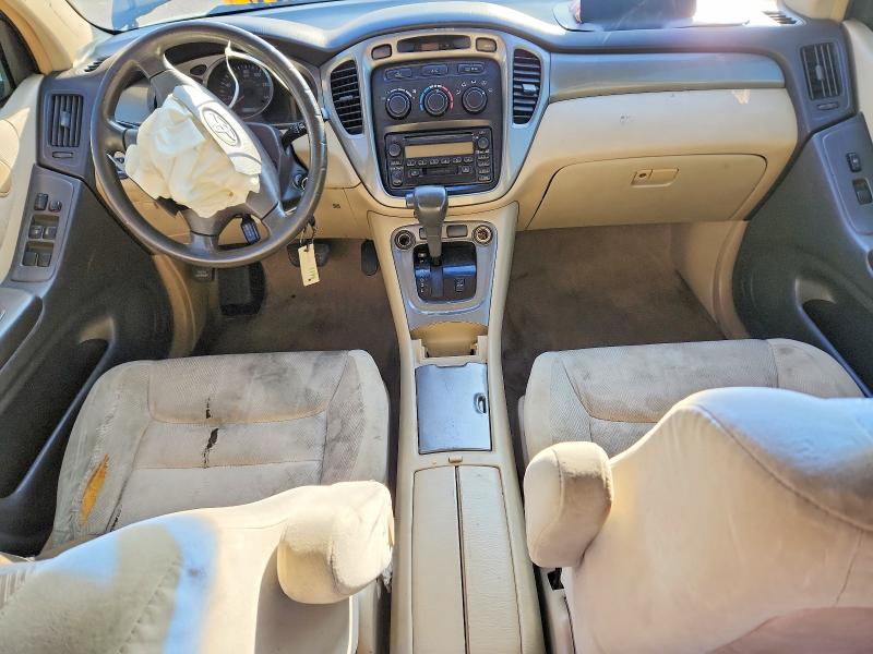 2003 Toyota Highlander VIN JTEGD21A130072752 COPART salvage auction — FRONT END, CA - SALVAGE CERTIFICATE, sold $425 on 2026-07-16 (photo 8)