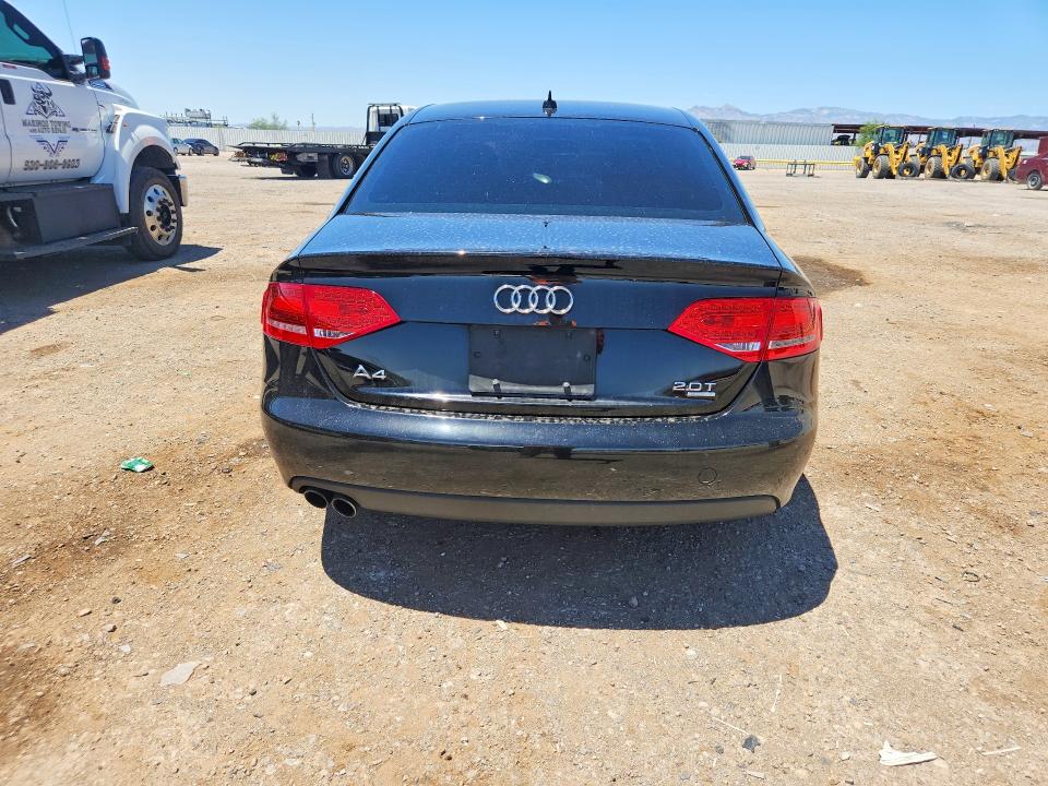2012 Audi A4 VIN WAUBFAFL8CA082392 COPART salvage auction — FRONT END, Az - Cert Of Title - Salvage, sold $950 on 2026-07-06 (photo 6)
