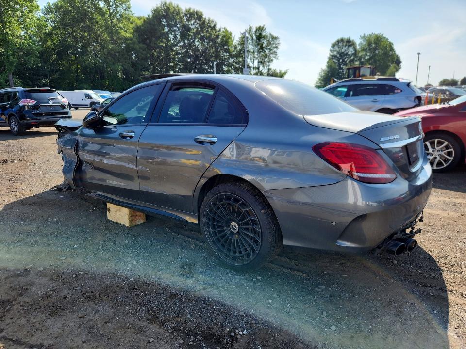2020 Mercedes-benz C class VIN 55SWF6EB2LU330300 COPART salvage auction — FRONT END, Wv - Certificate Of Title, sold $3,750 on 2026-07-30 (photo 2)