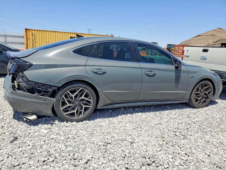 2021 Hyundai Sonata VIN 5NPEK4JC3MH127463 COPART salvage auction — REAR END, Nv - Salvage Title, sold $8,200 on 2026-07-20 (photo 3)