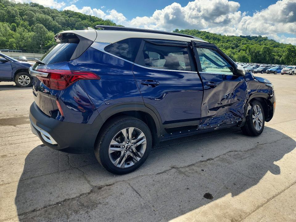 2021 Kia Seltos VIN KNDEUCAA2M7224497 COPART salvage auction — FRONT END, Pa - Certificate Of Salvage, sold $3,000 on 2026-07-23 (photo 3)