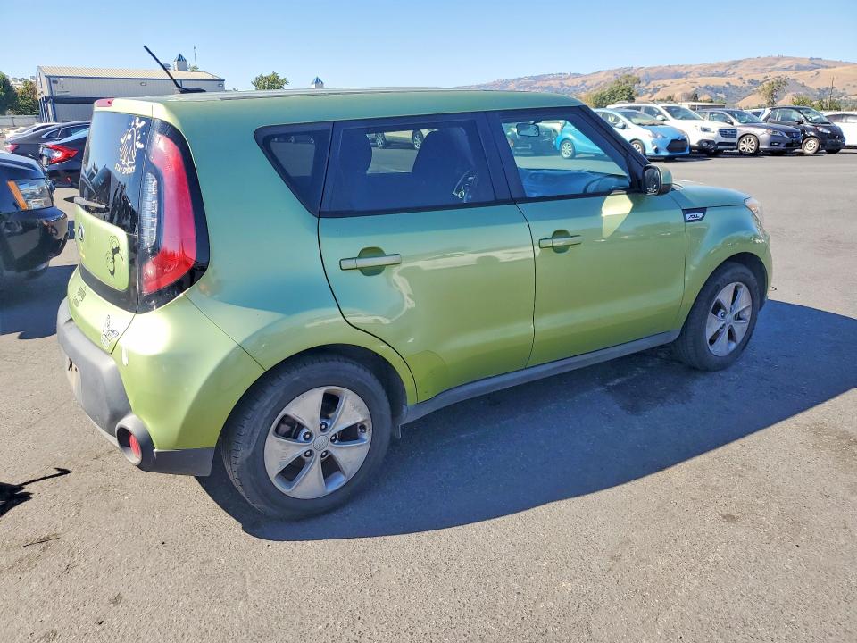 2016 Kia Soul VIN KNDJN2A21G7831624 COPART salvage auction — MECHANICAL, Ca - Salvage Certificate, sold $525 on 2026-07-09 (photo 3)