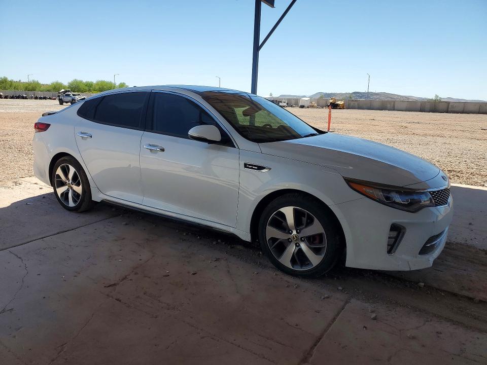 2018 Kia Optima VIN 5XXGW4L26JG216744 COPART salvage auction — SIDE, Az - Cert Of Title - Salvage, sold $1,950 on 2026-07-02 (photo 4)