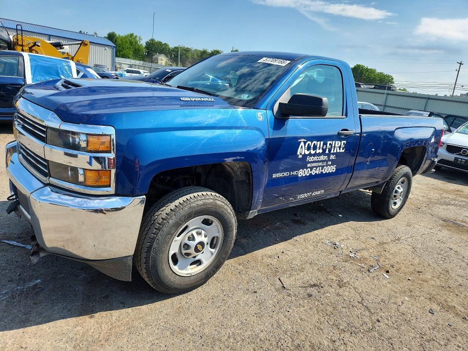 2018 Chevrolet Silverado VIN 1GC0KUEY2JZ208846 COPART salvage auction — SIDE, Pa - Certificate Of Salvage, sold $8,700 on 2026-07-02 (photo 1)