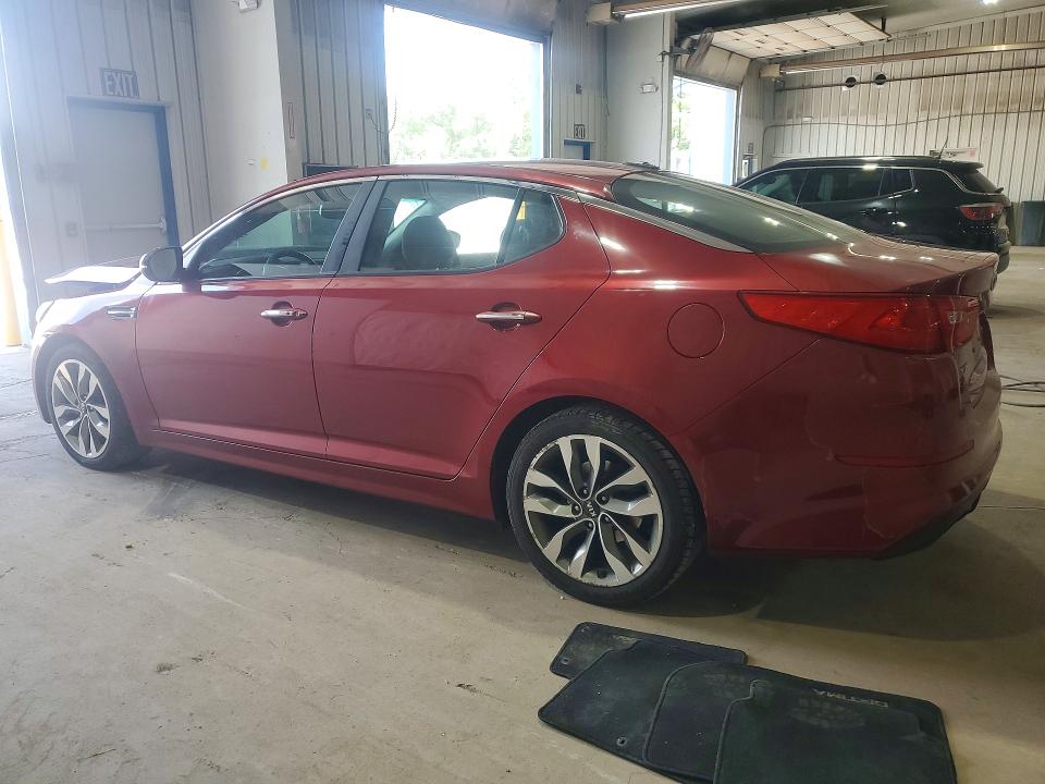2014 Kia Optima VIN 5XXGR4A75EG268409 COPART salvage auction — FRONT END, Pa - Certificate Of Salvage, sold $550 on 2026-07-16 (photo 2)