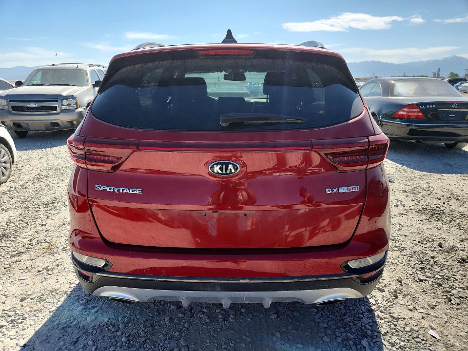 2021 Kia Sportage VIN KNDPRCA60M7852399 COPART salvage auction — FRONT END, Ut - Salvage Certificate (P), sold $3,650 on 2026-07-02 (photo 6)